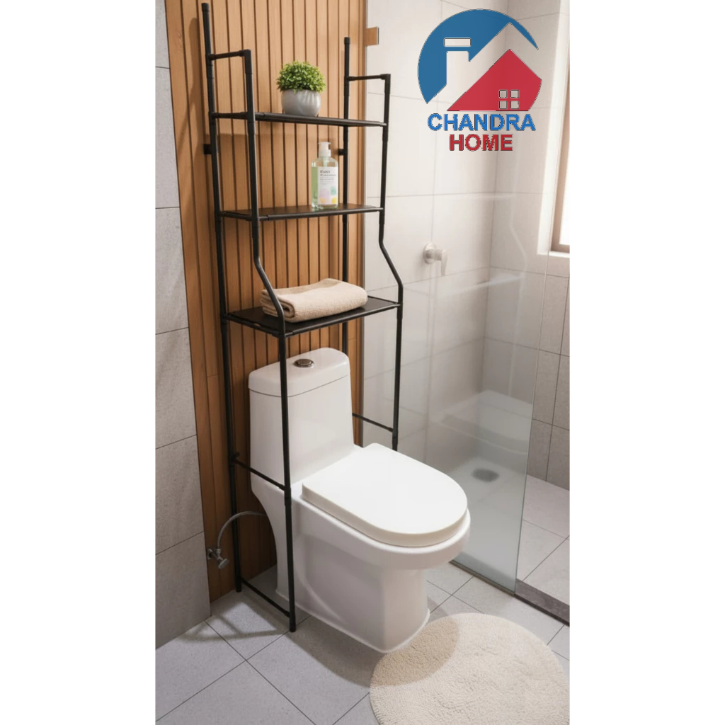 Jual Rak Toilet Serbaguna / Storage Rack Metal / Tempat Penyimpanan ...