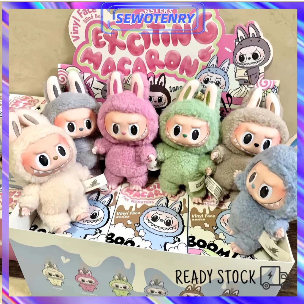 Jual [Dengan QR Scan]Labubu Exciting Macaron PopMart: Boneka Monster ...