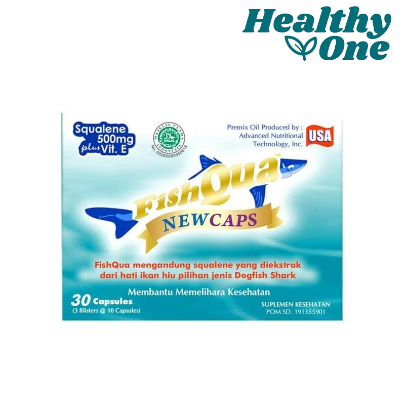 Jual Fishqua New Caps 1 Botol 30 Capsul/ Minyak Ikan | Shopee Indonesia