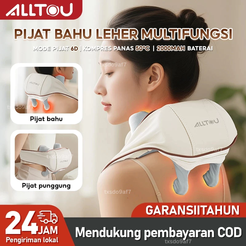 Alat pijat portable (massage gun / neck massager)
