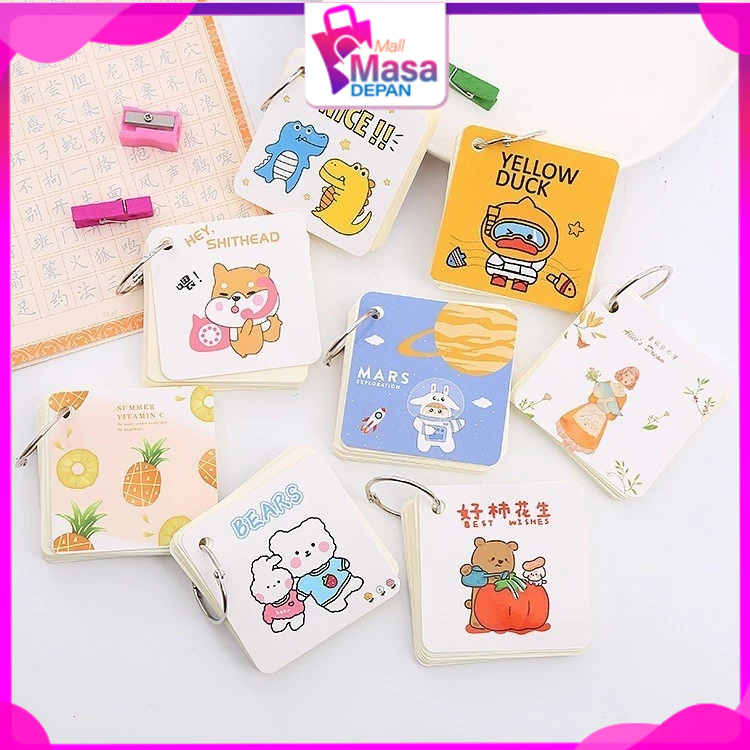 Jual MMD Buku Note Ring Gantung Karakter Lucu Notebook Ring Mini Isi 80 ...