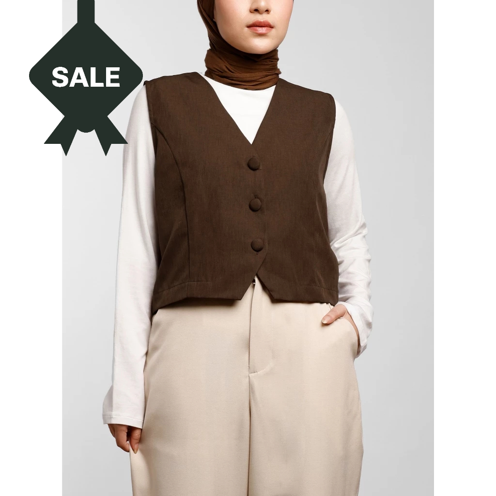 Jual THENBLANK | Wool Vest Rompi Outer Wanita | Shopee Indonesia