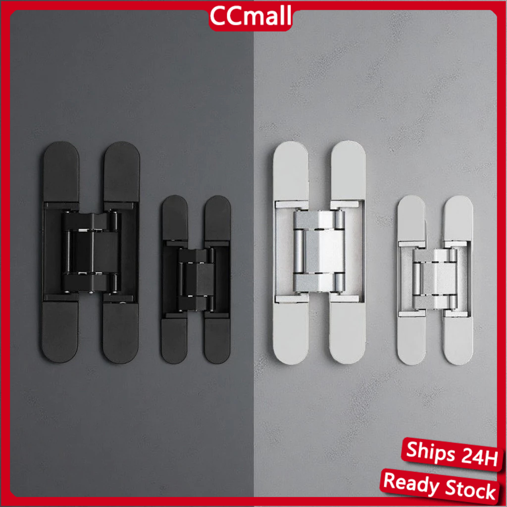 Jual HIDDEN HINGE ENGSEL TANAM DOOR INVISIBLE WARNA PERAK & HITAM ...