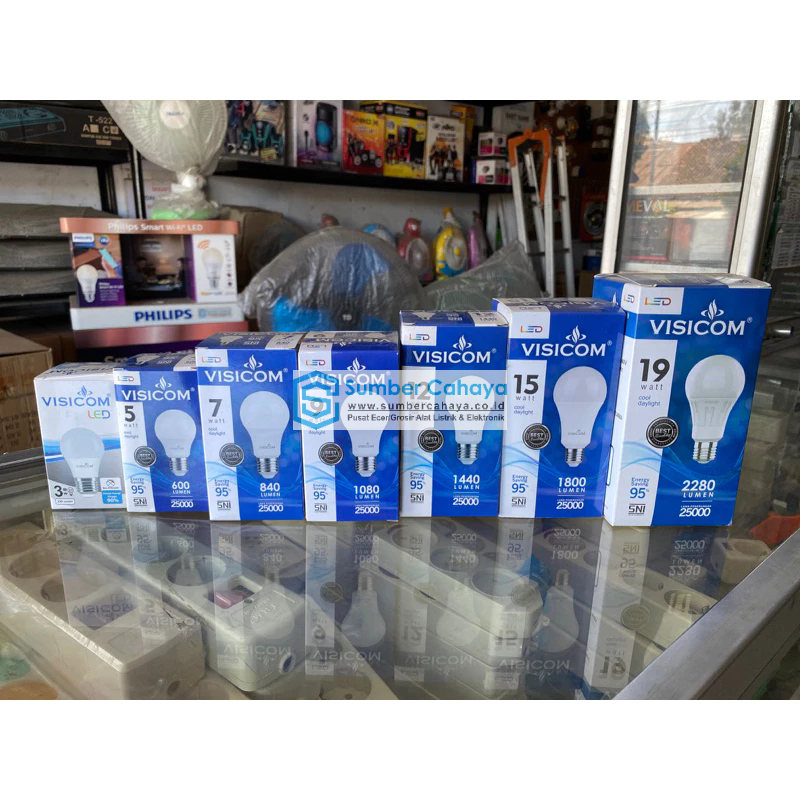 Jual LAMPU LED BULB VISICOM | Shopee Indonesia