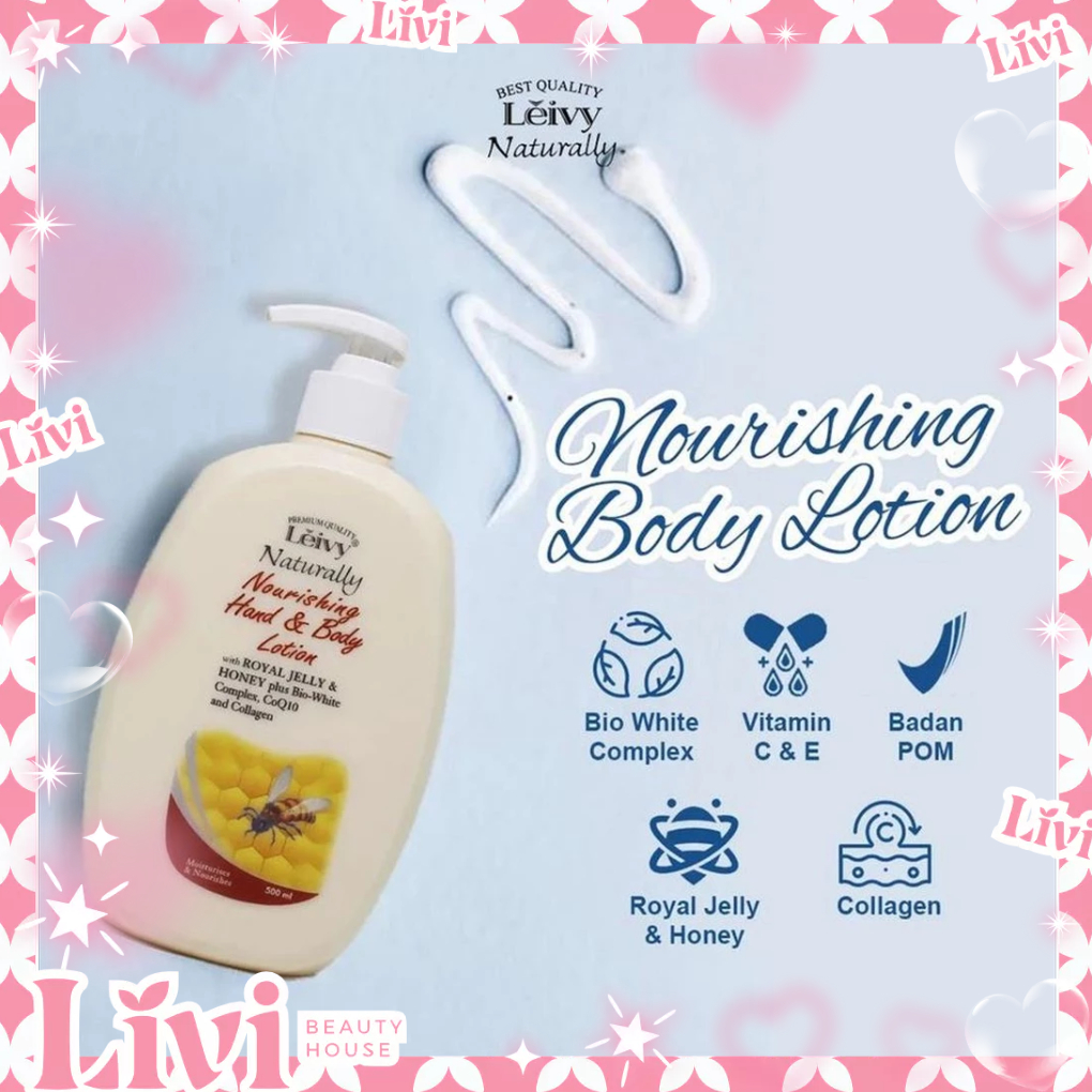 Jual LIVI - Leivy Naturally Nourishing Hand Body Lotion Royal Jelly ...