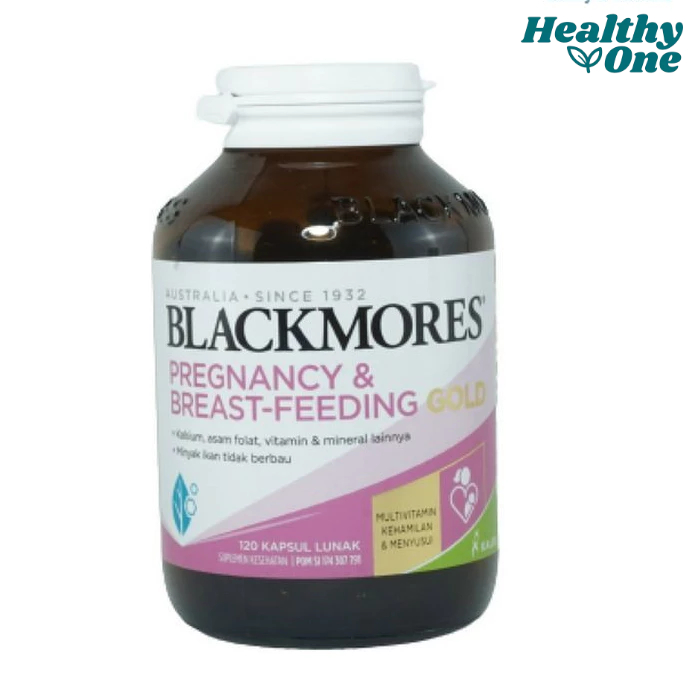 Jual BLACKMORES PREGNANCY & BREAST FEEDING GOLD 1 BOTOL ISI 120 TABLET ...
