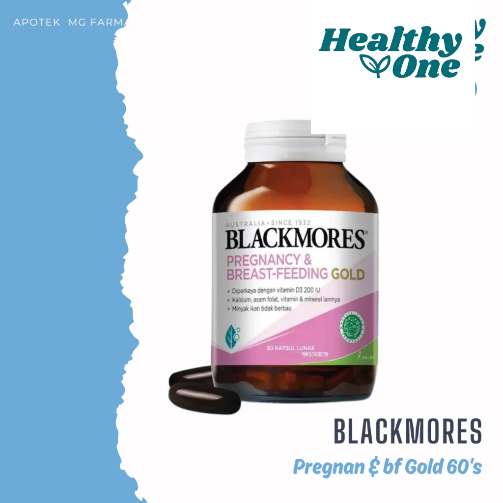 Jual BLACKMORES PREGNANT & BREASTFEEDING GOLD 1 BOTOL 60 TABLET ...