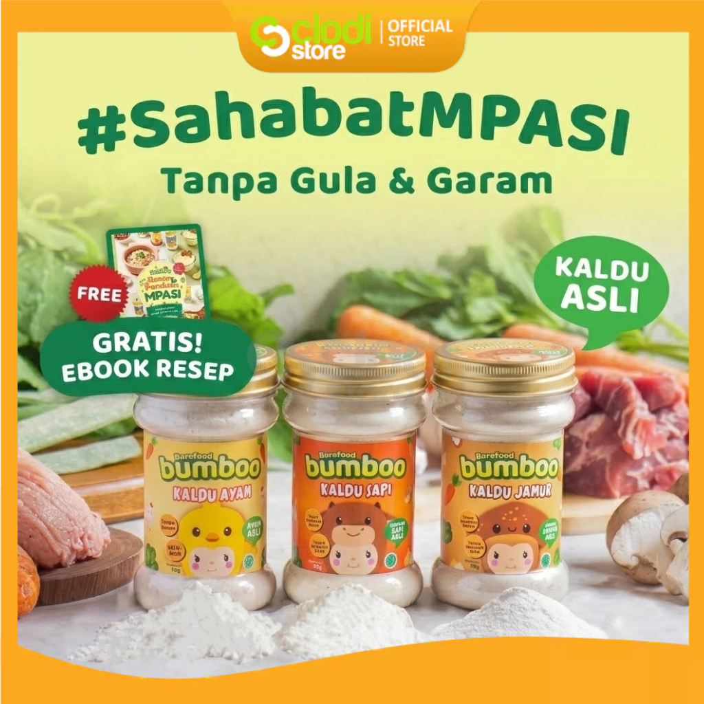 Jual BUMBOO Kaldu Asli Bumbu Bunda BB Booster Kaldu Anak MPASI No MSG ...