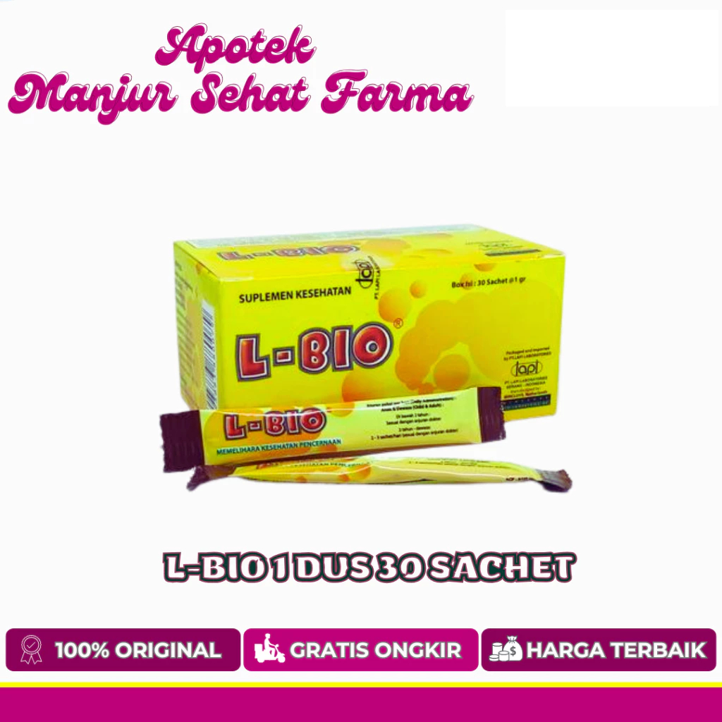 Jual L-BIO GRANUL SACHET ISI 30 | Shopee Indonesia