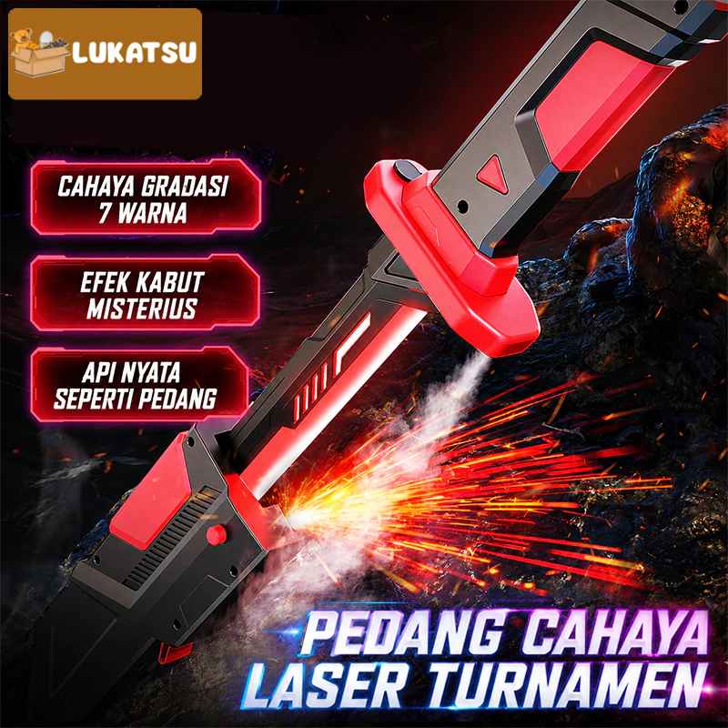Jual Mainan Pedang api Starlight Sword + Lampu Musik dan Efek Asap ...