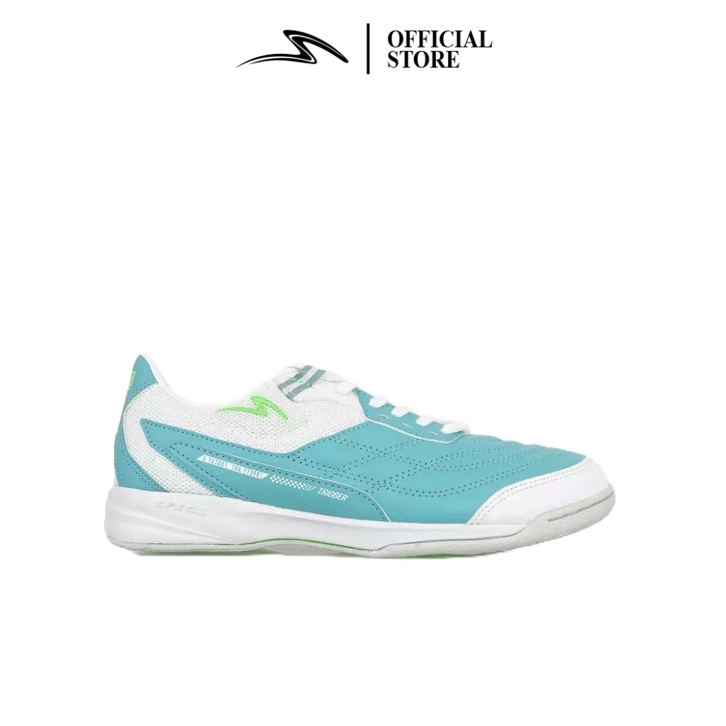 Jual SPECS SEPATU FUTSAL METASALA TRIGGER WHITE AQUA GRAY GREEN GECKO ...