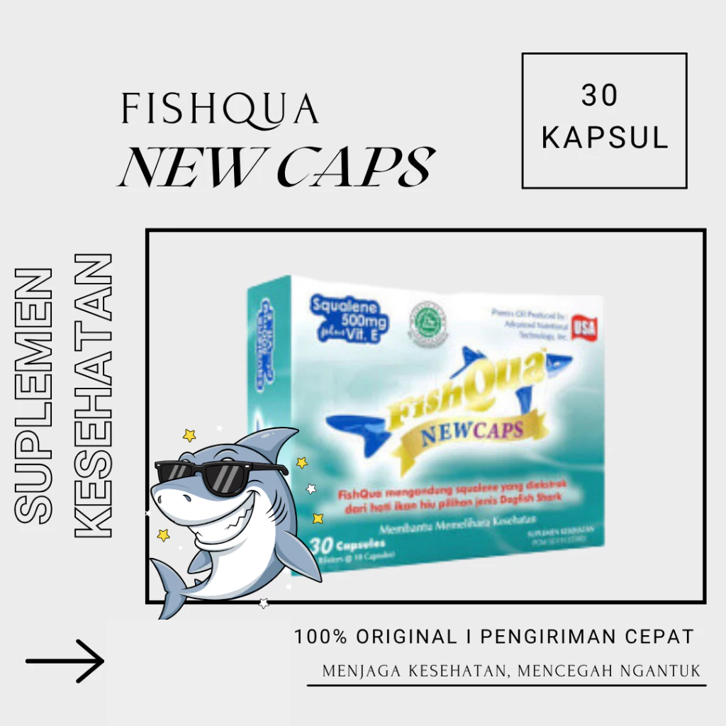 Jual FISHQUA NEW CAPS 1 BOTOL 30 CAPSUL | Shopee Indonesia