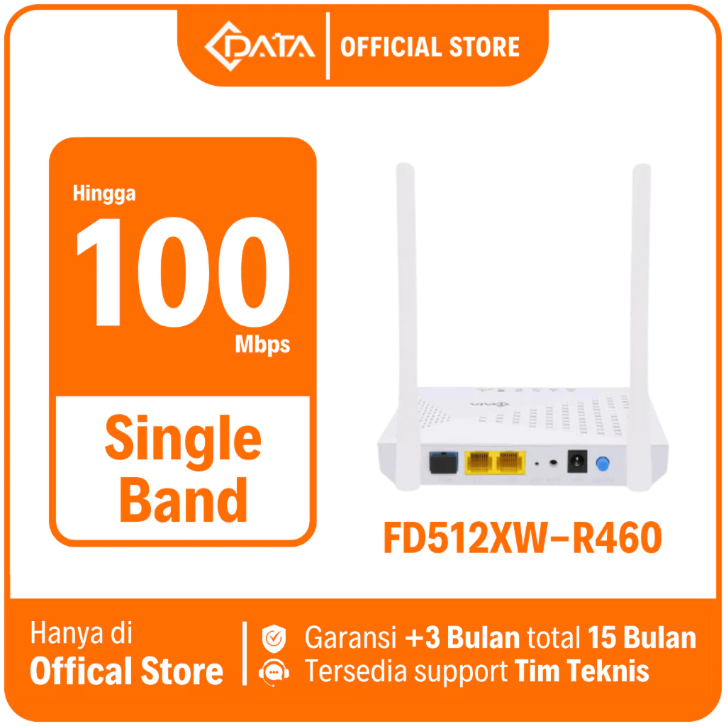 Jual C-DATA XPON ONU FD512XW-R460 - Single Band WiFi Fiber FTTH - Modem ...