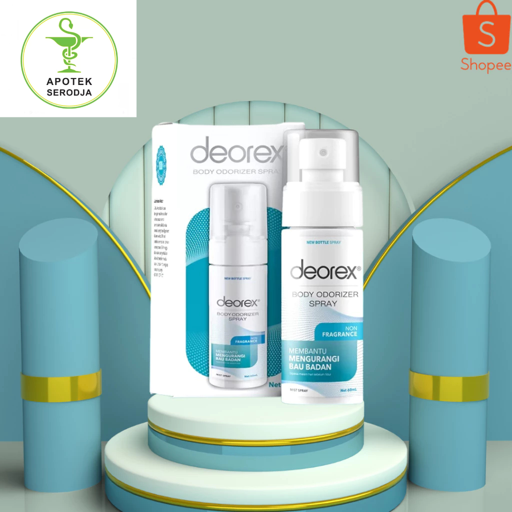 Jual DEOREX BODY ODORIZER SPRAY 60ML (N)/ DEODORANT | Shopee Indonesia