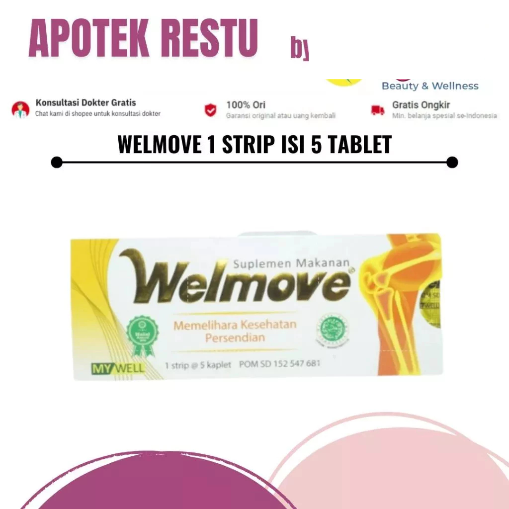 Jual WELMOVE 1 STRIP ISI 5 TABLET | Shopee Indonesia
