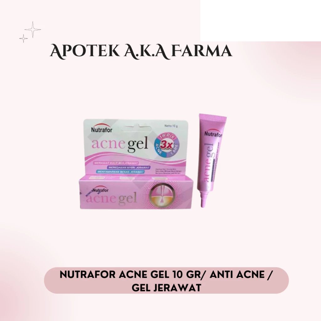 Jual NUTRAFOR ACNE GEL TUBE 10G | Shopee Indonesia