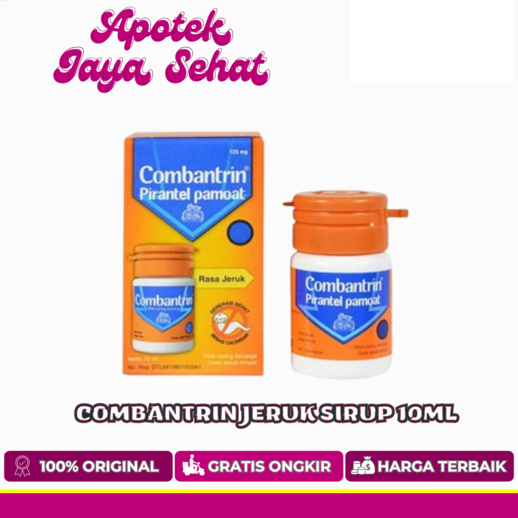 Jual COMBANTRIN SIRUP 1 BOTOL @ 10 ML | Shopee Indonesia