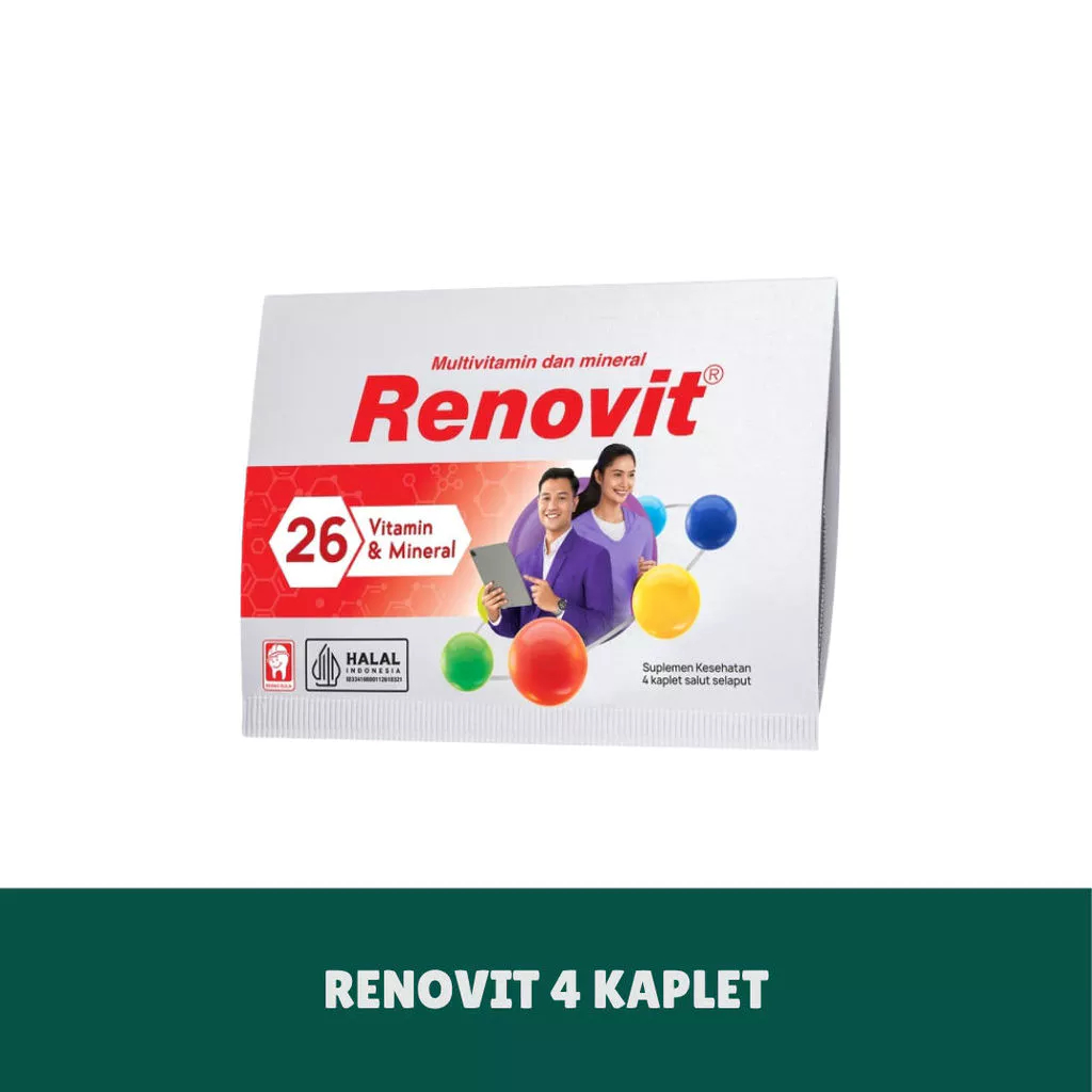 Jual RENOVIT 1 STRIP ISI 4 KAPLET | Shopee Indonesia