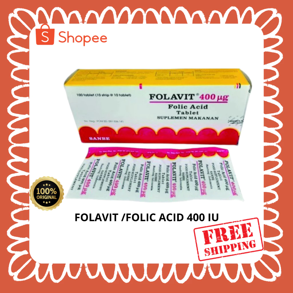 FOLAVIT 400MG 1 STRIP 10 TABLET