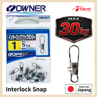 OWNER Interlock Snap Top Original Japan Bahan Berkualitas Sangat Kuat