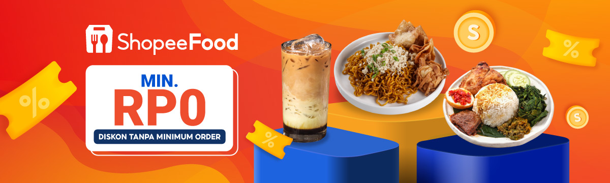 Nikmati voucher Min. RP0 tanpa minimum order!