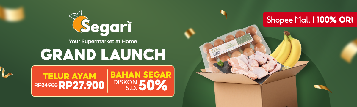 Segari: Sekarang Tersedia Di Shopee!
