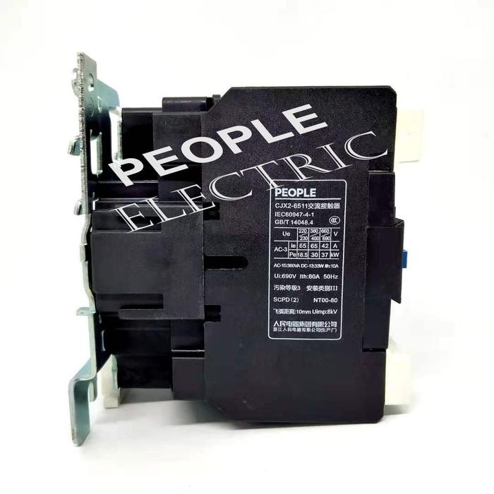 Jual CONTACTOR KONTAKTOR CJX2 6511 PEOPLE 36V, 110V, 220V, 380V ...