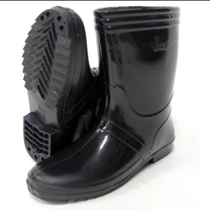 Jual Expert sepatu booth boots JEEP proyek karet / pvc anti air ...