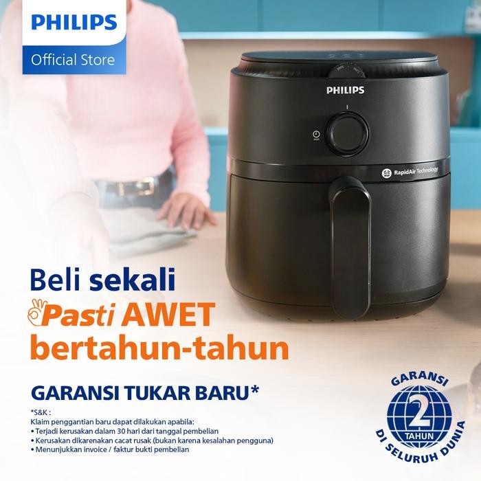 Philips Luftfritteuse NA120/00 – 4,2 Liter, 1500W, 12 Programme, ölfrei & Einfach Zu Reinigen
