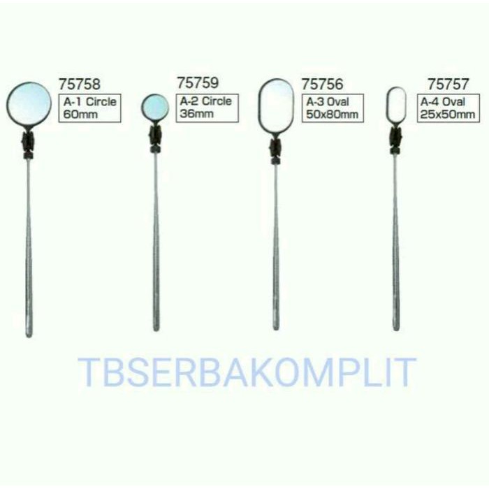 Jual New Jepang Asli Cermin Inspeksi Shinwa 75758 Teleskopik Mirror 60 ...