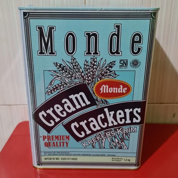 Jual monde cream crackers 1200gr/biskuit monde | Shopee Indonesia