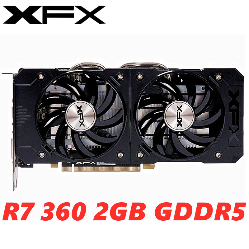 Jual Grafis Asli Kartu XFX R7 360 2GB GDDR5 Original AMD Radeon R7 360P ...