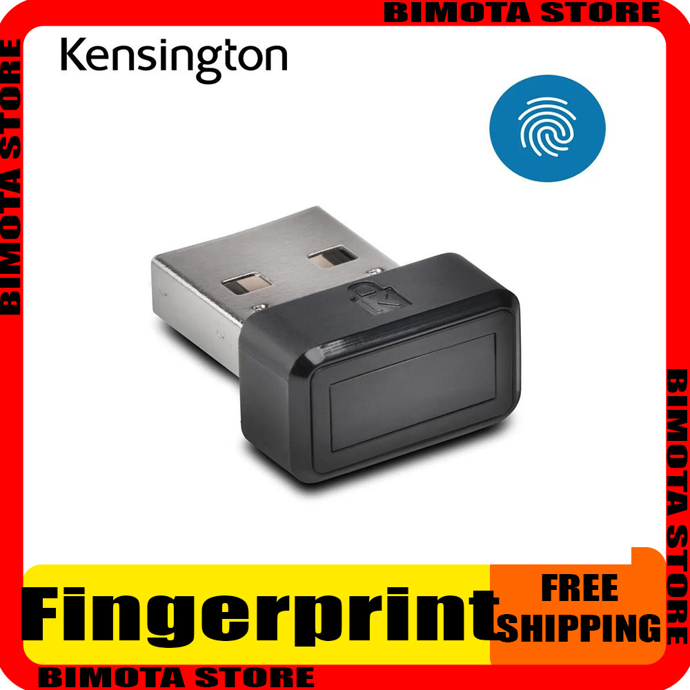 Jual Kensington Windows Hello Fingerprint Key Laptop USB Lock ...