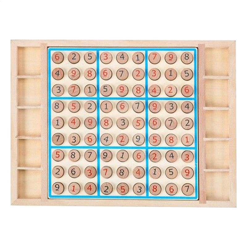 Jual Board Game For Desktop Wooden Number Puzzle Game Educational ...