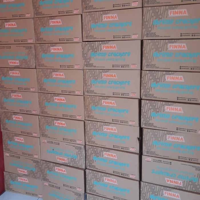 Jual Finna krupuk udang 1 dus isi 120 Pcs Snack | Shopee Indonesia