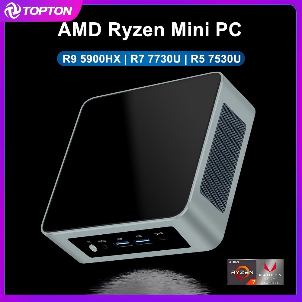 Jual AMD Mini PC Ryzen 9 5900HX R7 7730U R5 7530U Cheap PC Gamer 2xDDR4 ...