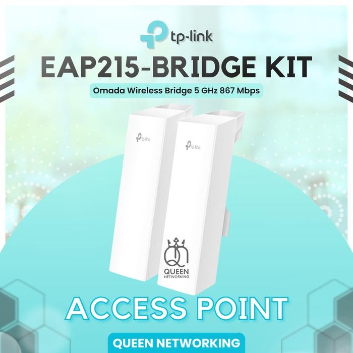 Jual TP-LINK EAP215-Bridge KIT OMADA WIRELESS BRIDGE 5GHz 867Mbps LONG ...