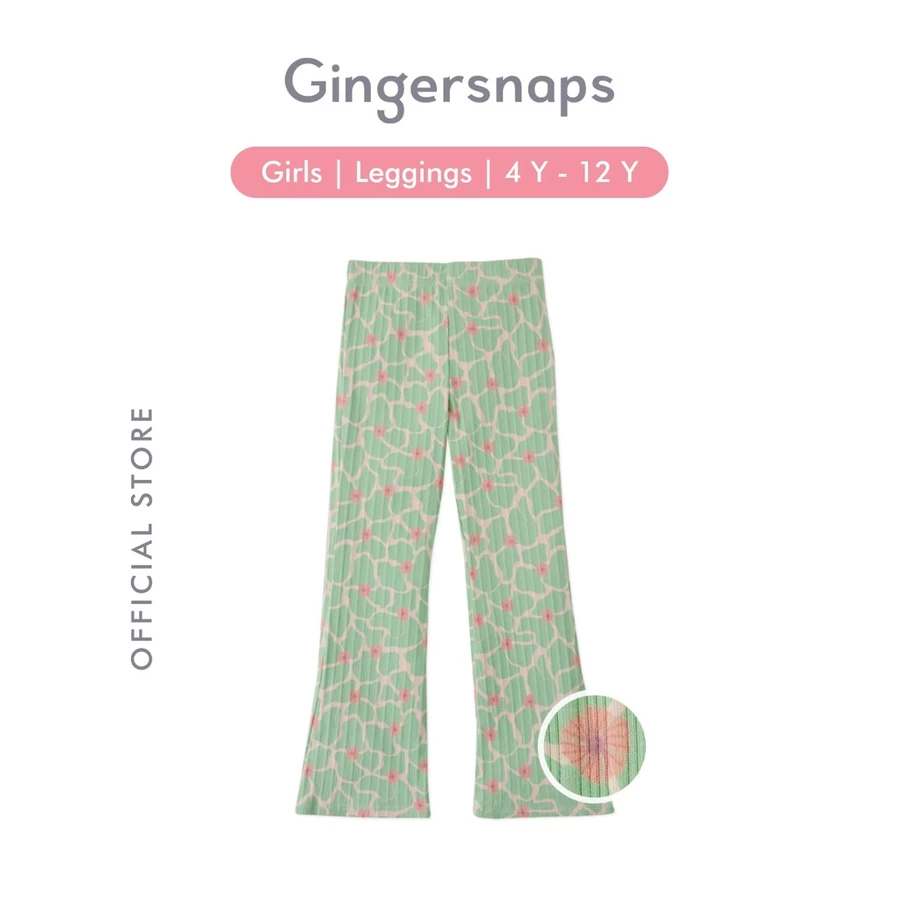 Flower Market Leggings Green