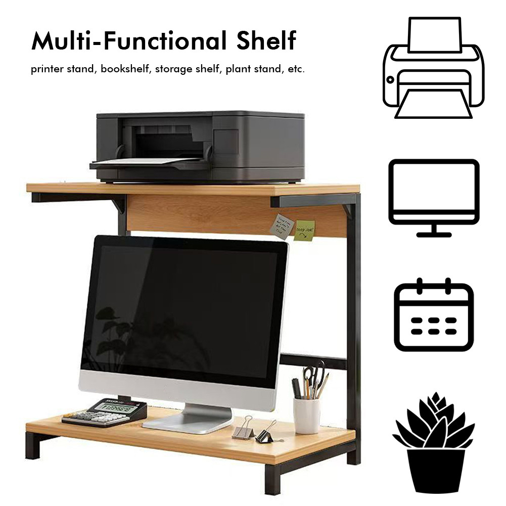 Jual 2-Tier Monitor Stand Printer Stand Monitor Desktop Stand Desktop ...