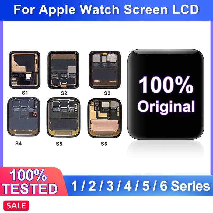 Jual For apple watch Series 1 2 3 4 5 6 lcd Touch Screen oled LCD ...