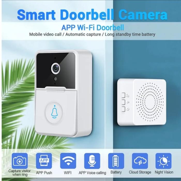 Jual Kamera Pintu Wifi Door Bell Ip Camera Wireless Security Alarm ...