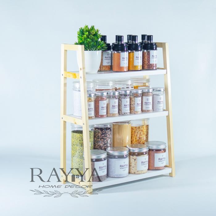 Jual Rak Jumbo.. Rak Susun Besar Kayu Sea / Rak Aesthetic Kayu/ Rak ...
