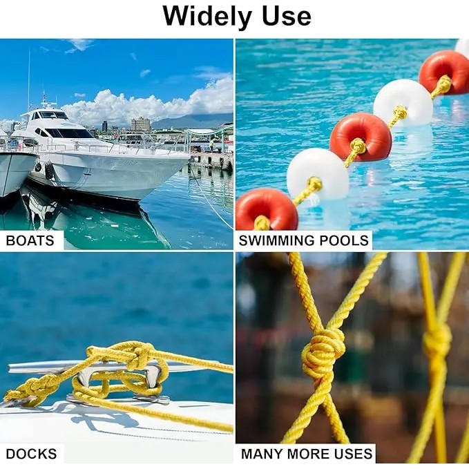 Jual IMPORT Goture Polypropylene Rope 100FT Heavy Duty PE Braided Rope ...