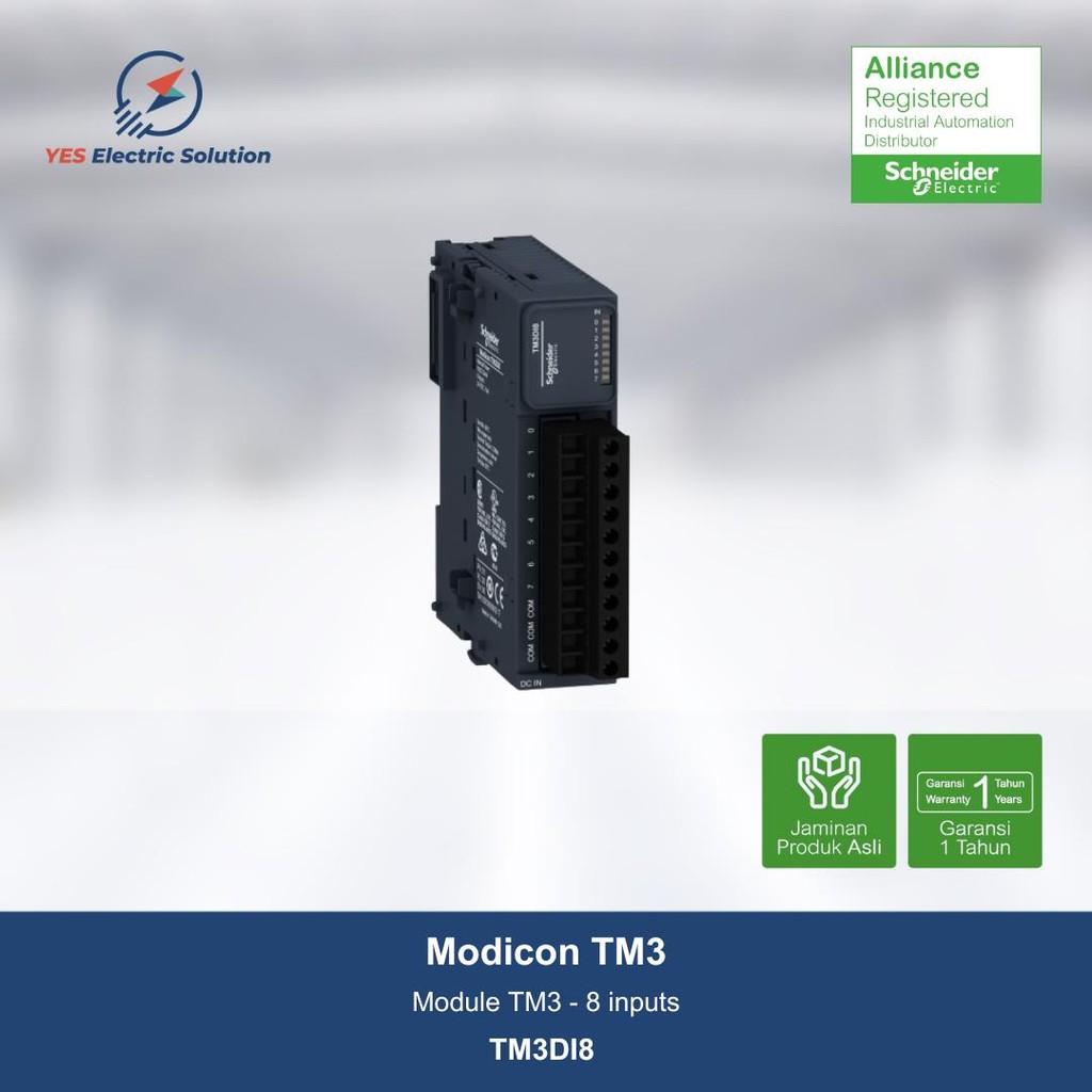 Jual Schneider Electric Modicon TM3 module - 8 inputs - TM3DI8 | Shopee ...