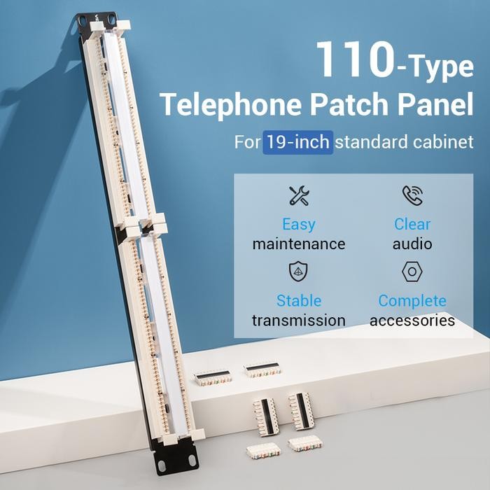Jual Vention Telephone Patch Panel Rackmount Rj11 Telepon | Shopee ...