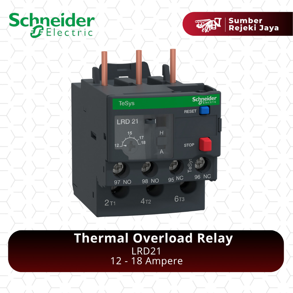 Schneider Thermal Overload Relay LRD21 12 - 18A - foto 3