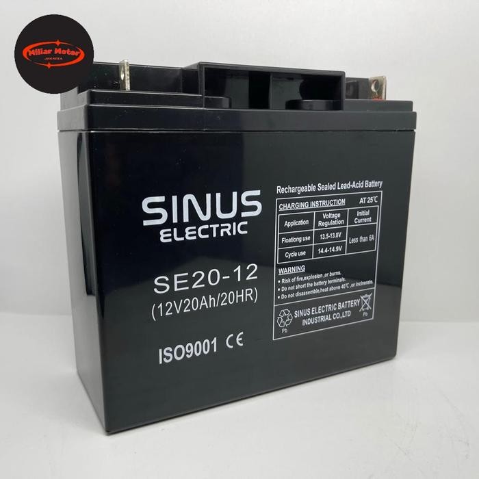 Jual Aki Kering Ups Genset Molis Kursi Roda Sinus 12V 20Ah Vrla Battery ...