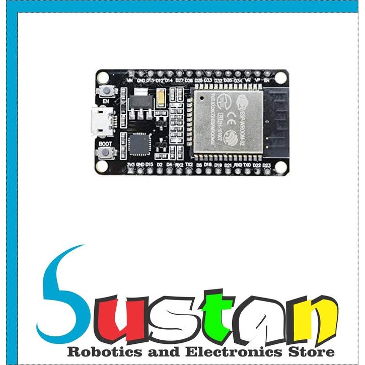 Jual Esp32 Development Board Dual Core Esp-32 & Esp-32S Board Wroom 32 ...