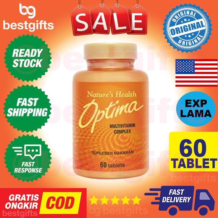 Jual NATURE'S NATURES NATURE HEALTH OPTIMA MULTIVITAMIN & MINERAL 60 ...