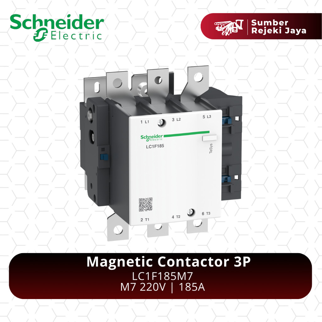 Schneider Kontaktor LC1F185M7 3P 185A  220VAC 220V | magnetic contactor 